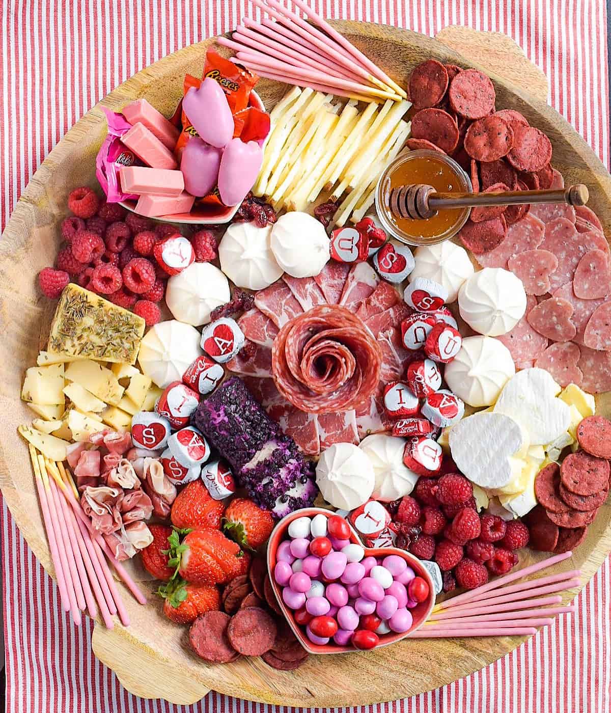 Valentines day charcuterie
