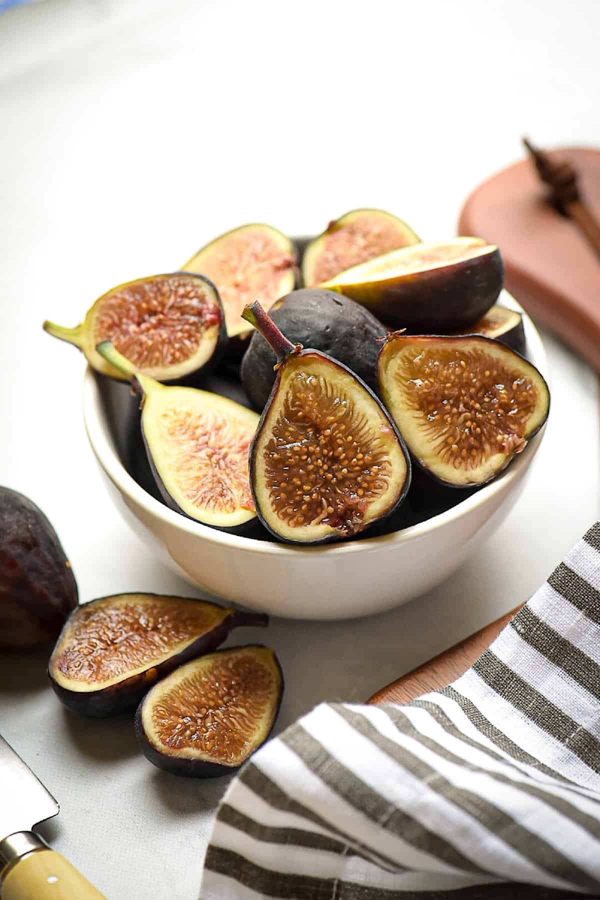 fig and goat cheese bread pudding figs