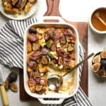 fig and goat cheese bread pudding pinterest