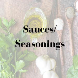 Sauces and Seasonings